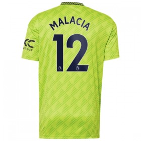 Camiseta de fútbol Manchester United Malacia 12 3ª equipación 2022/23